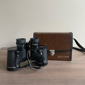 Vintage Bushnell Binoculars in Leather Case